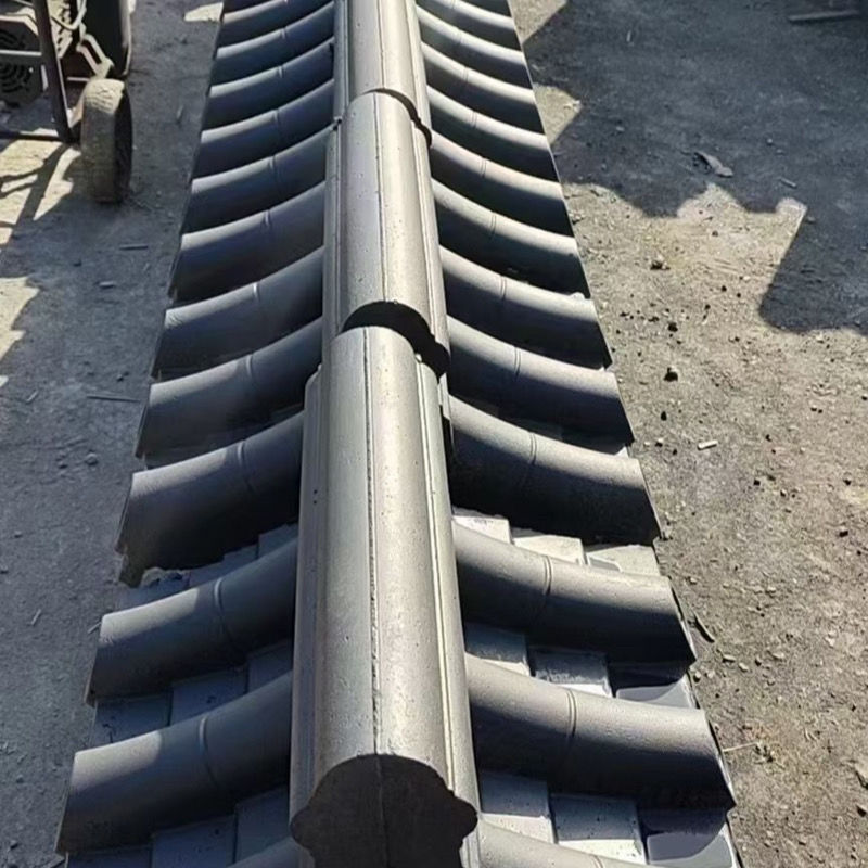 仿古青瓦水泥瓦围墙专用瓦一体瓦双面墙头瓦古建瓦中式院墙压顶瓦430