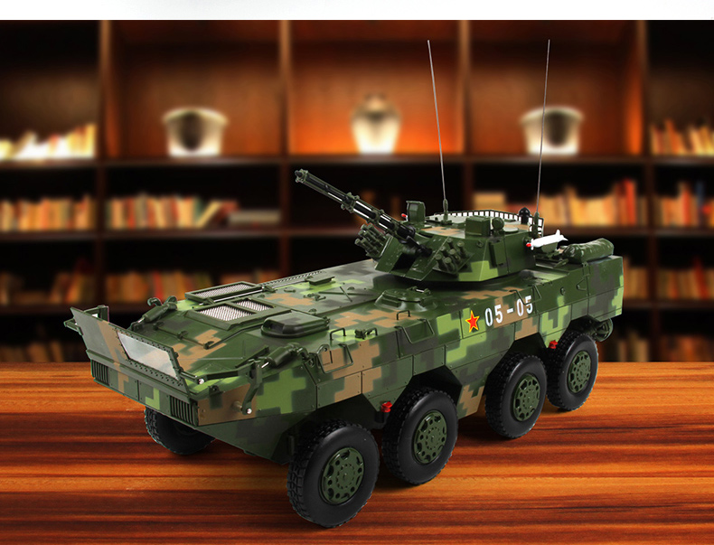 tololo车模玩具09式8x8轮式步兵战车 特尔博1:22金属静态成品军事装甲