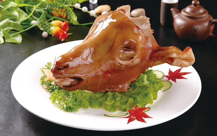 有检疫证附调料羊头带羊舌1个45斤带羊脑新鲜羊副生鲜非羊肉非冻品