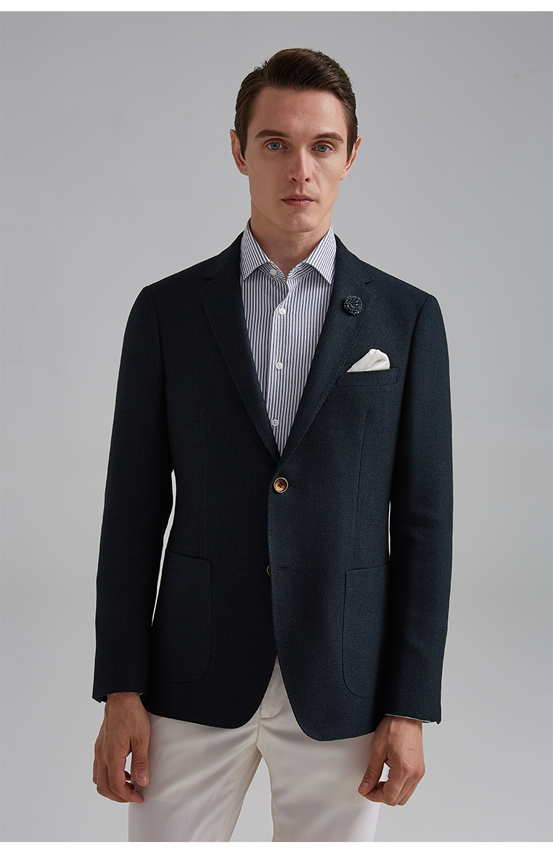 baromon培罗蒙男士商务西服休闲单西韩版修身职业装正装西装外套