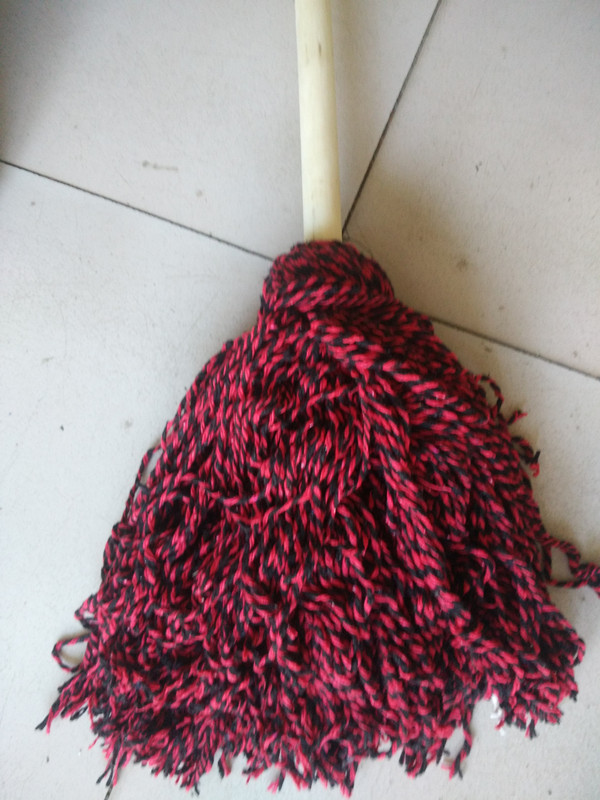 大圆头木把木杆墩布棉线吸水拖把白棉线绒线老式墩布拖布酒店 邮