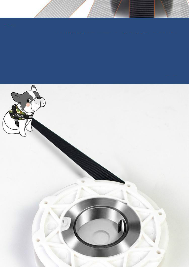 狗狗带灯自动伸缩牵引绳泰迪狗绳子中大型犬小型犬狗链遛狗绳项圈经典