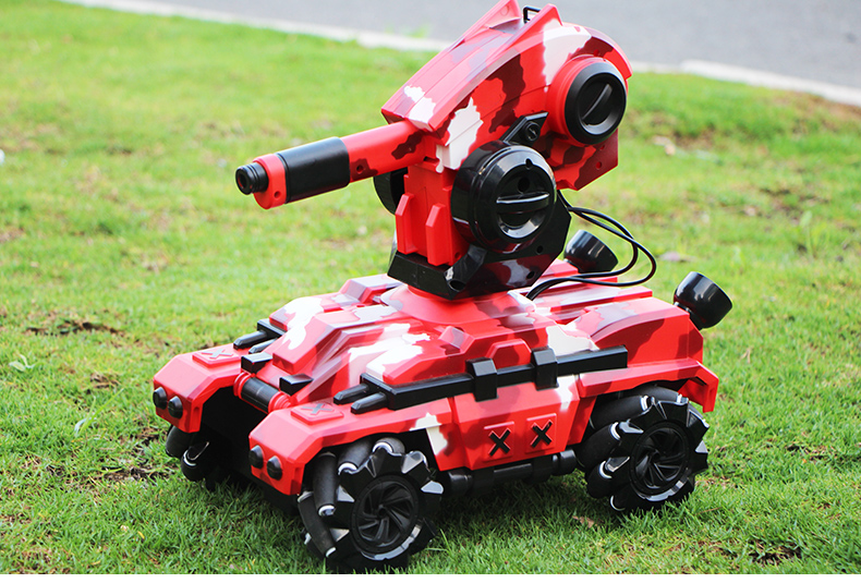 星域传奇 遥控坦克战车可发射水弹机甲对战儿充电动男孩越野汽车玩具