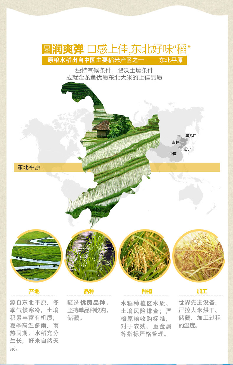金龙鱼优质东北大米5kg