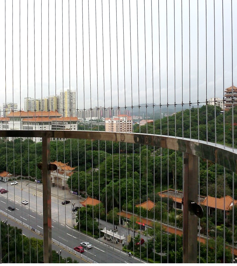 隐形防护网不锈钢钢丝防盗网古达儿童防护栏阳台防盗窗护栏纱窗