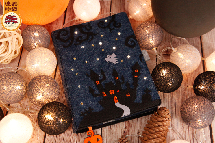 a5手账日记本皮书皮免裁剪不织布艺打发时间手工diy制作材料包