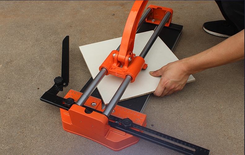 手动瓷砖切割机回固双轨手推式地板砖推刀红外线地砖瓦工推拉刀