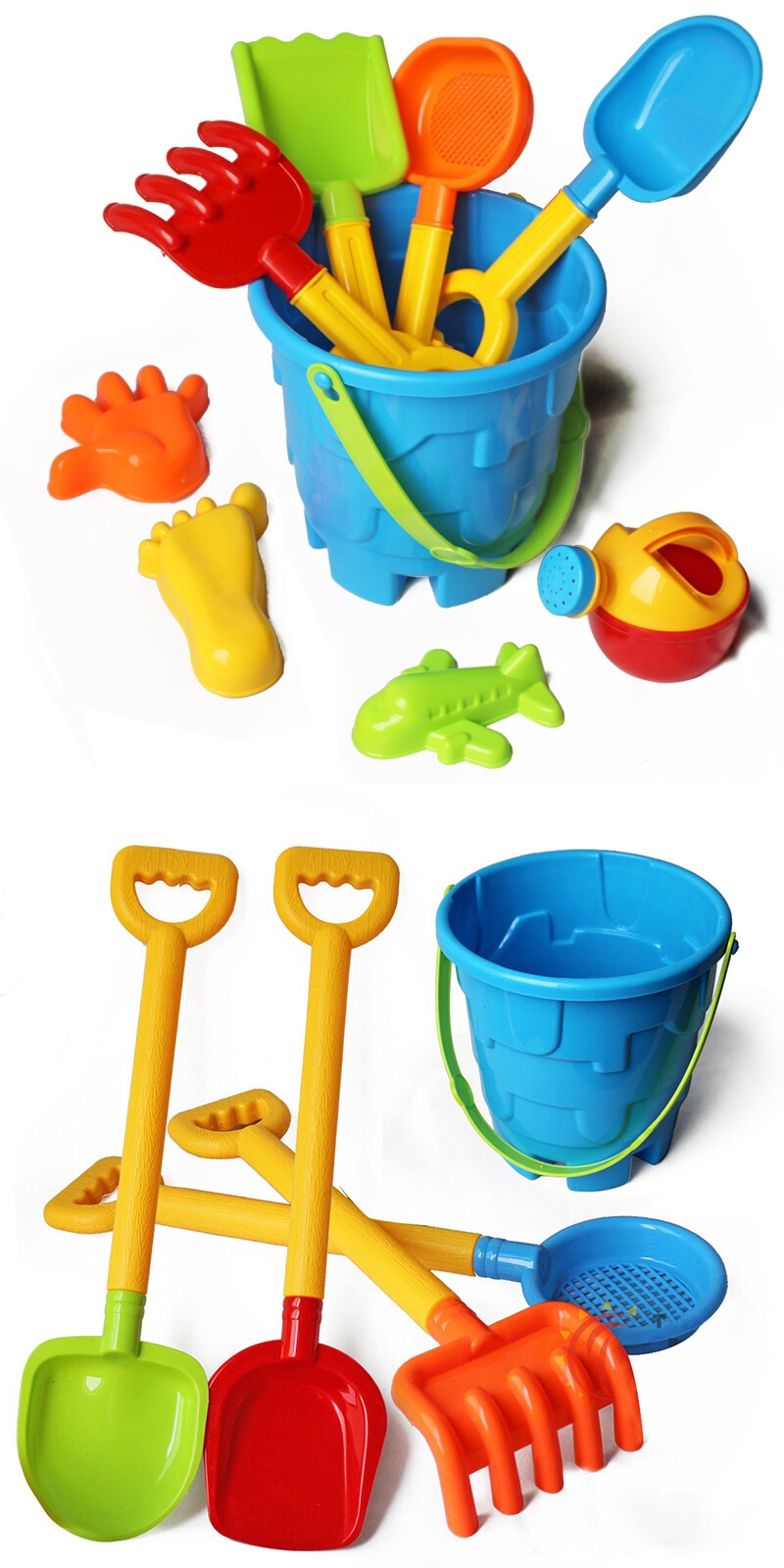 沙子玩具水桶铲子沙滩玩具套装儿童大号宝宝玩沙子挖沙漏铲子工具玩雪