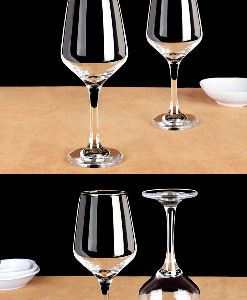 b款大号415ml红酒杯大号玻璃红酒杯高脚杯葡萄酒杯家用红酒酒具无铅