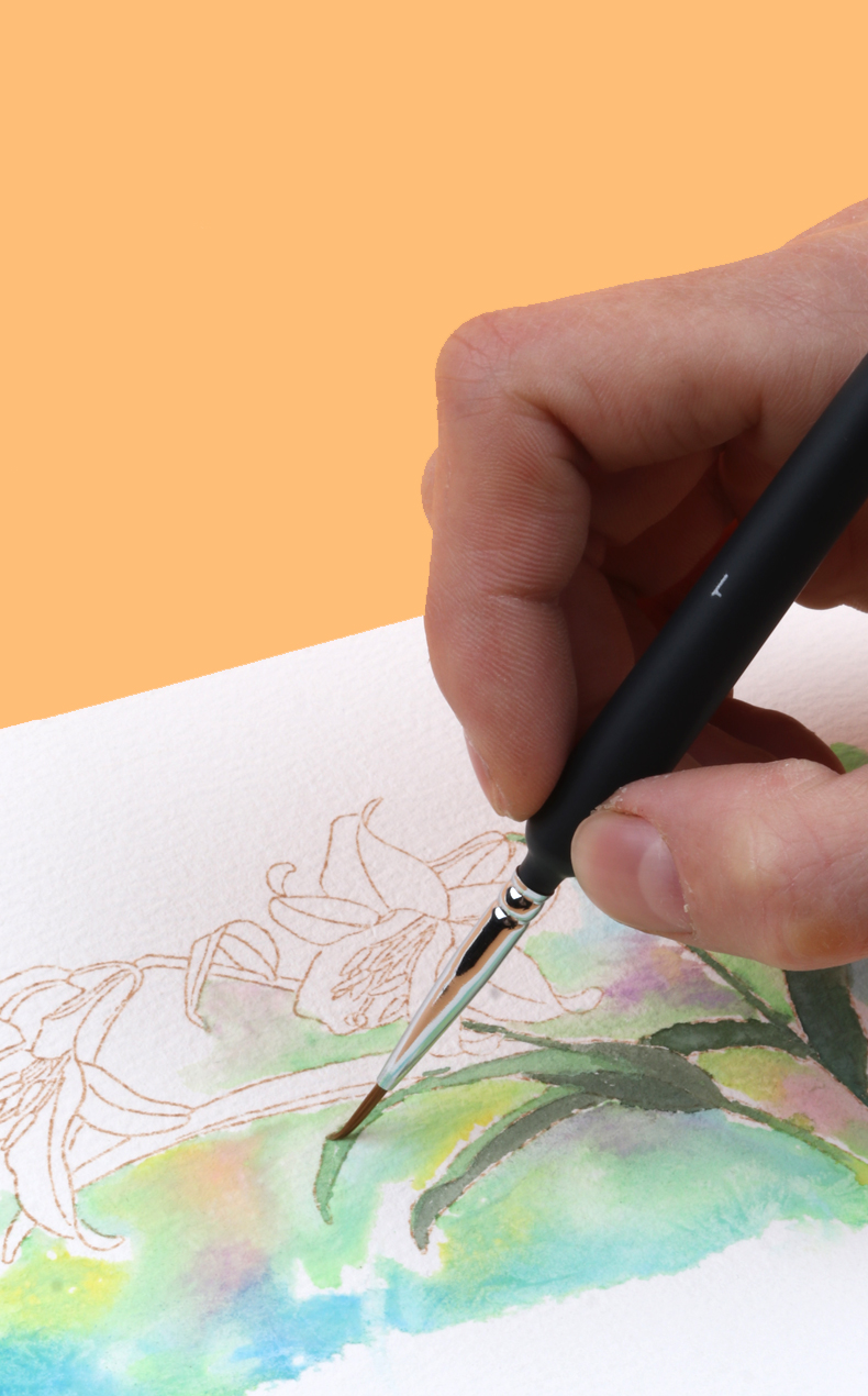 爱涂绘尼龙勾线笔水彩面相笔水粉丙烯油画笔套装国画工笔颜料描边笔细