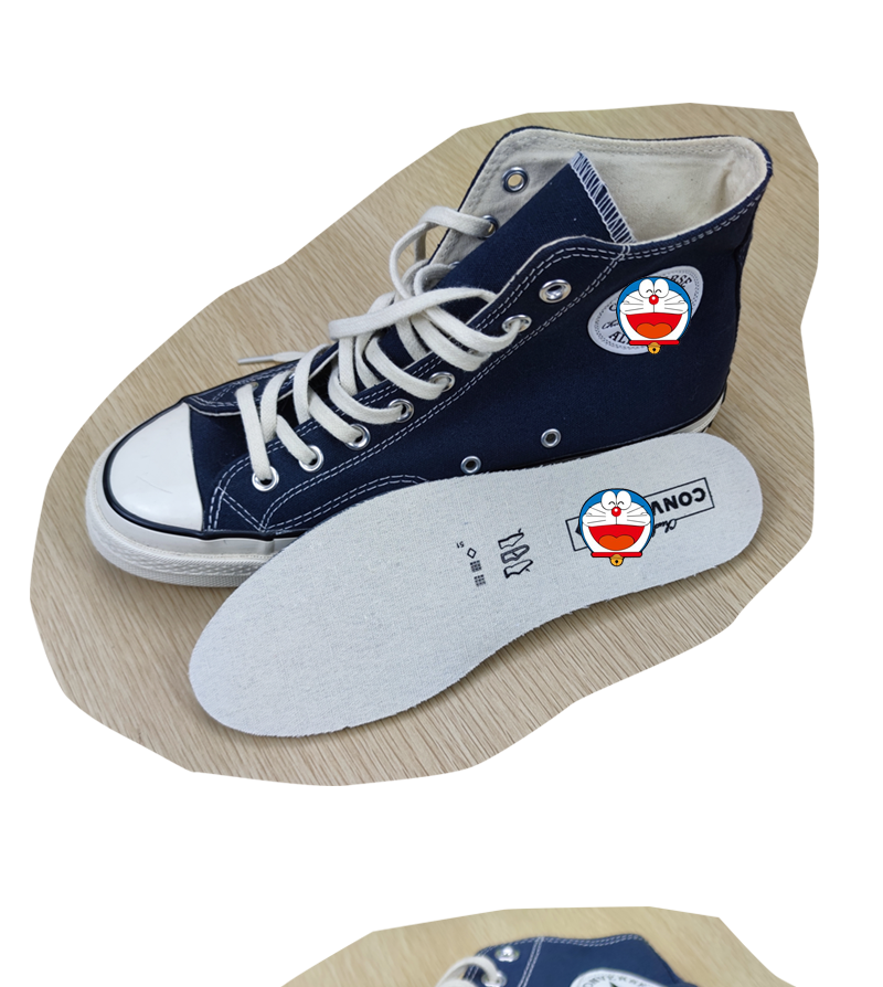 适配匡威1970s原装鞋垫高帮露娜科技allstar内增高缓震踩屎开口笑