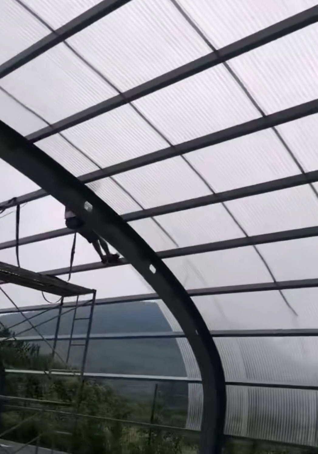 阳光板透明瓦采光瓦树脂瓦波浪瓦彩钢瓦钢结构厂房专用瓦波浪型瓦05米