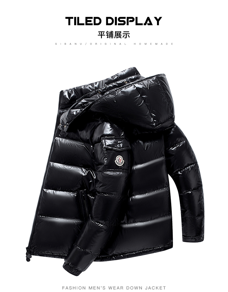 playfox羽绒衣裤 playfox羽绒服男短款加厚2020新款