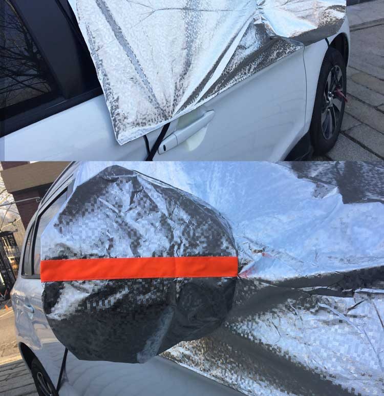 冰星半车衣家用汽车防护罩冬夏季车衣防雨雪霜加厚遮阳罩防冻半