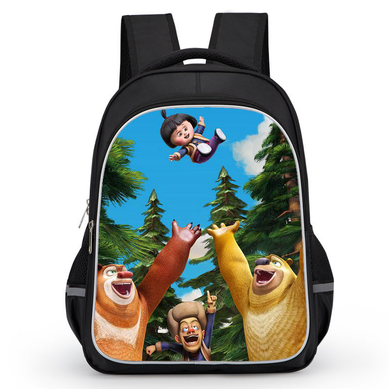 《熊出没之熊熊乐园书包男小学生儿童双肩背包幼儿园一二三到六年级