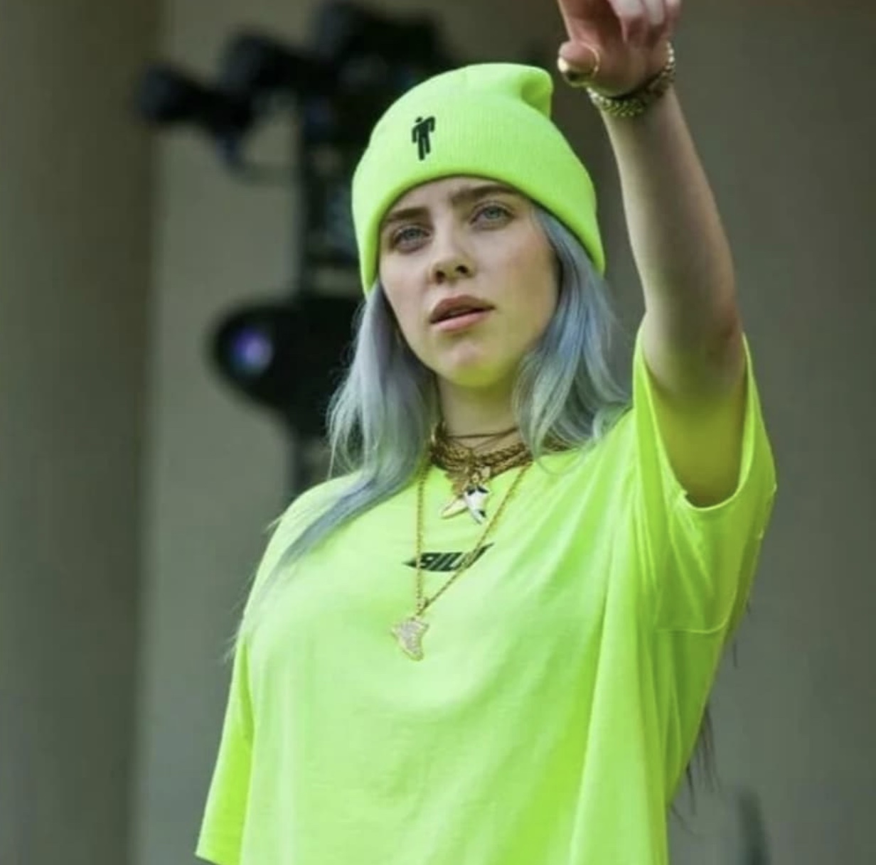 超级新品 巴罗尚(baluoshang)billieeilish帽子碧梨说唱歌手欧美毛线