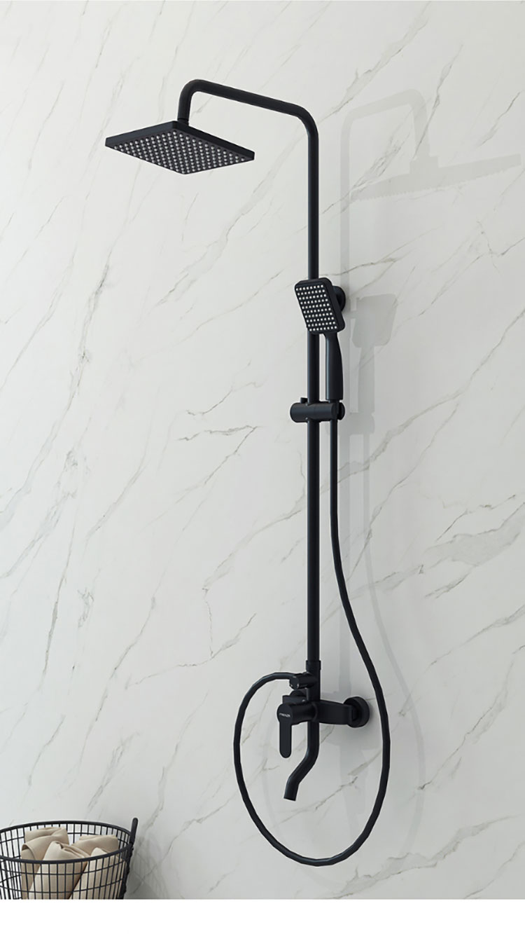 法恩莎厨卫苏宁旗舰店商家:苏宁自营方形三功能花洒fe07h101mb方形四