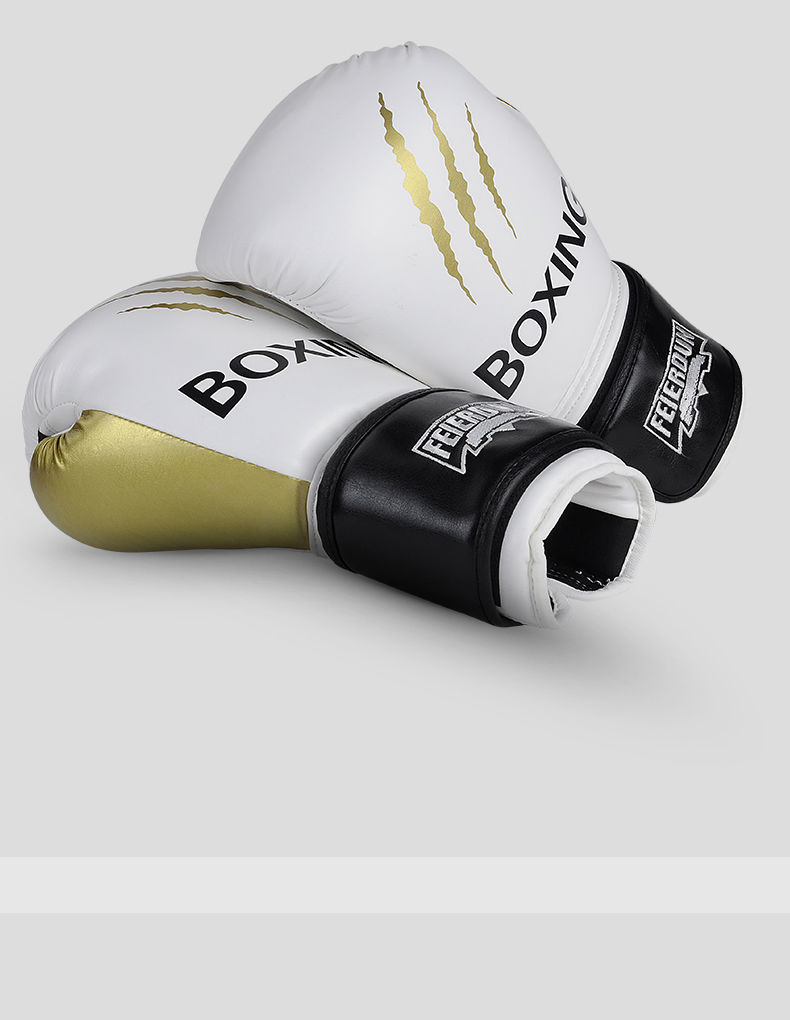 少儿拳击手套成人拳套散打搏击格斗专业儿童泰拳沙袋套装女半指手红色