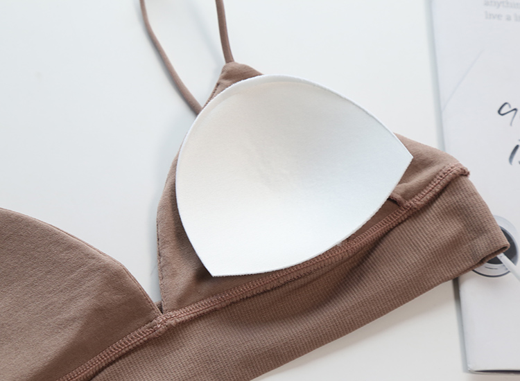 七斓性感超薄法式三角杯文胸运动无痕内衣女无钢圈女小胸胸罩