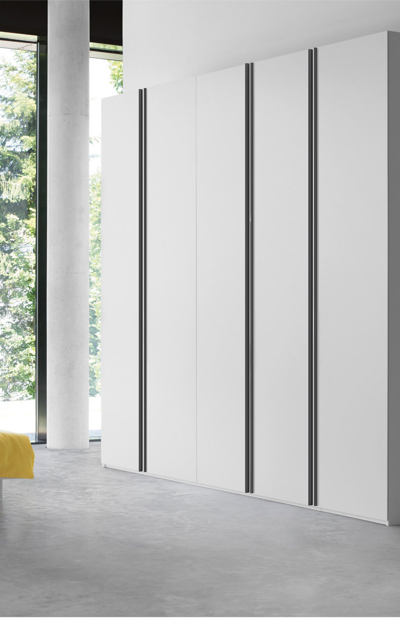 现代轻奢柜门拉手简约黑色金色橱柜欧式衣柜门把手五金可定制拉手