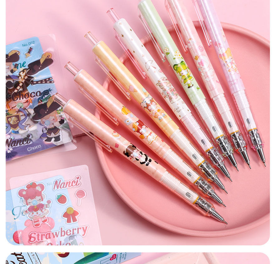 晨光nanci梦境下午茶盲盒自动铅笔5件套可爱活动铅笔05mm少女心1个