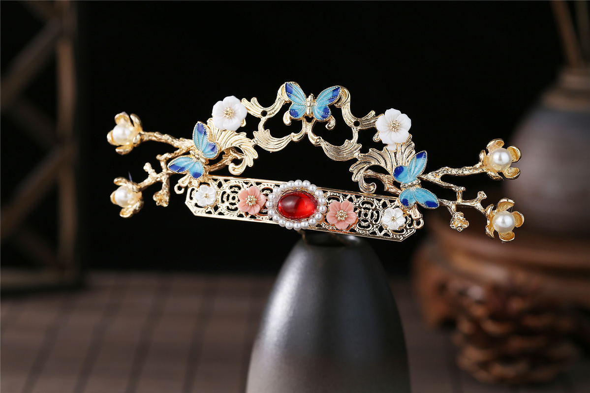 汉服头饰流苏 全套古风簪子中国风古典简约发饰超仙 古装步摇发夹