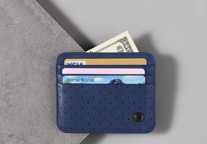 古帝琴卡包男士薄款多卡位真皮银行卡套名片夹驾驶证迷你短款钱包男