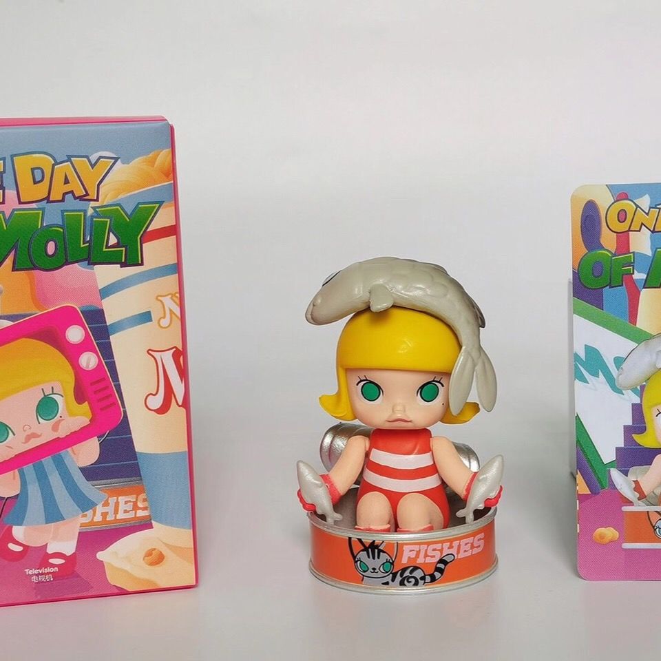 molly茉莉的一天祖国版盲盒摆件潮玩手办女生玩具生日礼物随机一个