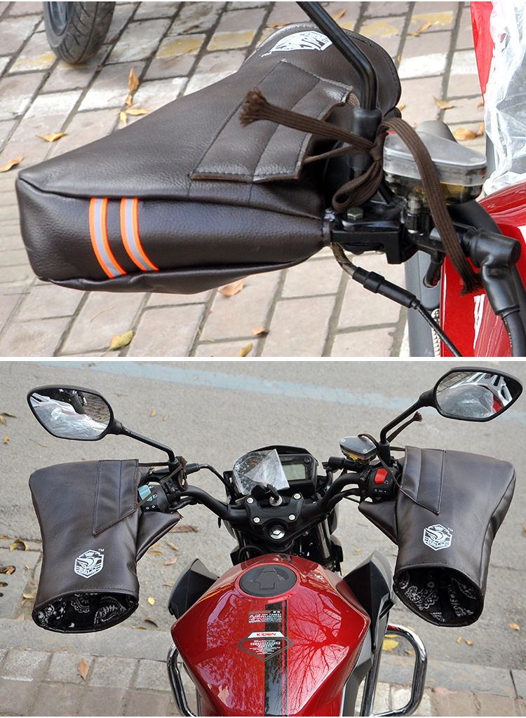 冬季电动车把套摩托车手把套加厚防风防寒保暖三轮车防水男女手套