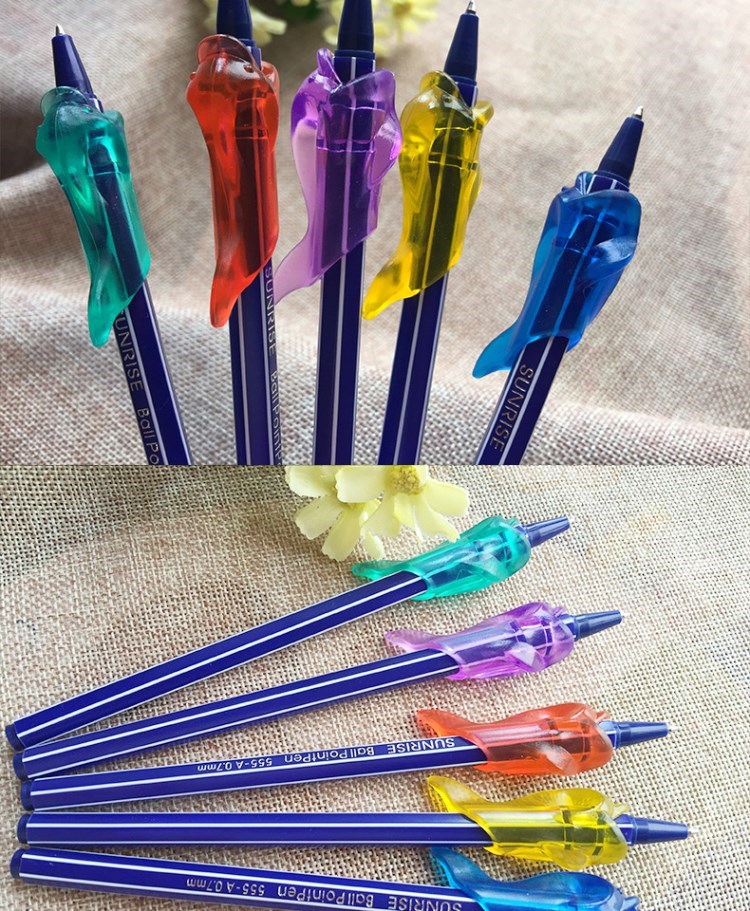 舒弗(lachouffe)办公文具小鱼握笔器 2020宝宝矫正器写字握笔器幼儿园