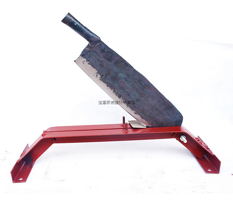 定做手动铡刀铡草刀带底座铡刀牛羊草料铡刀切草刀鸡鸭排骨铡刀