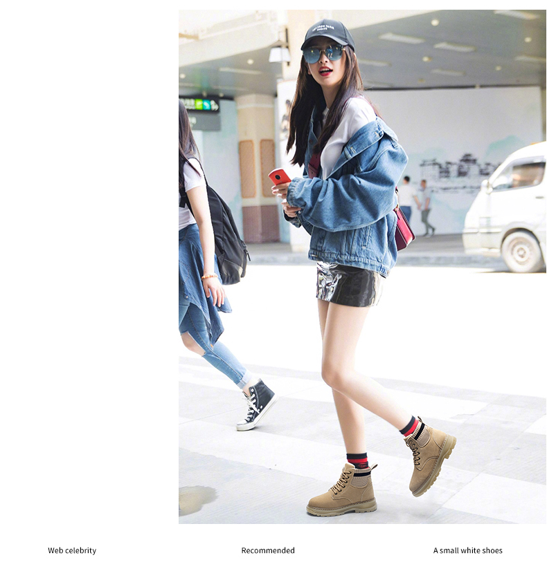 英伦风马丁靴子保暖棉鞋女2019新品秋款女鞋休闲鞋冬