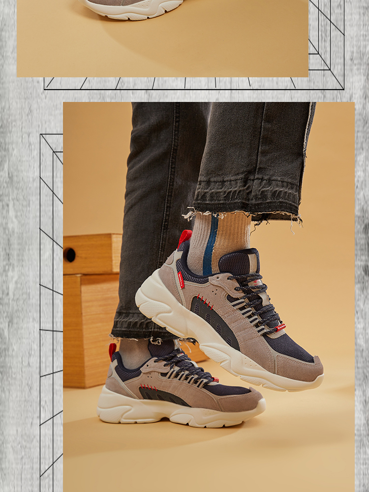 李宁休闲鞋官方正品男鞋新款追月男士经典时尚低帮运动鞋aglq235