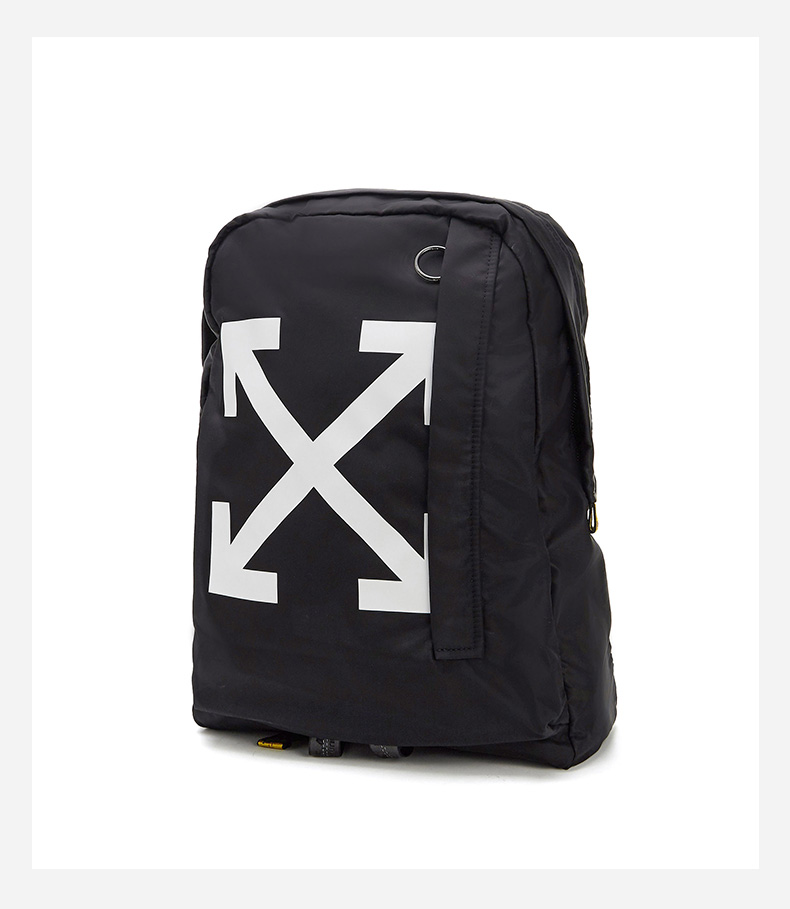 offwhite2020新品男士箭头标志时尚双肩包