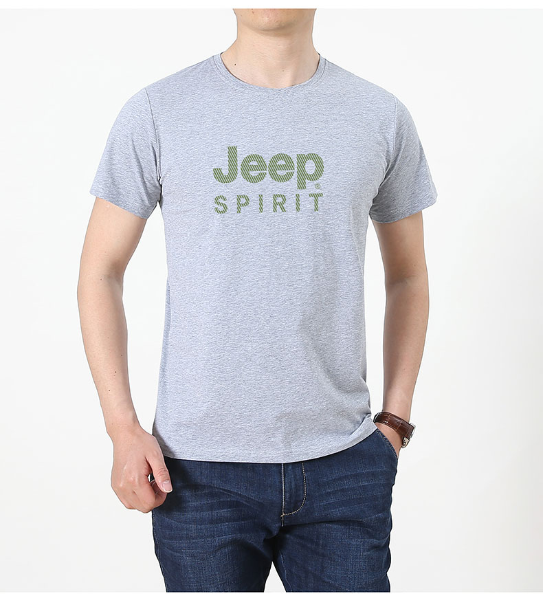 jeep吉普旗舰店短袖t恤男官方正品休闲运动短袖t透气宽松大码男装