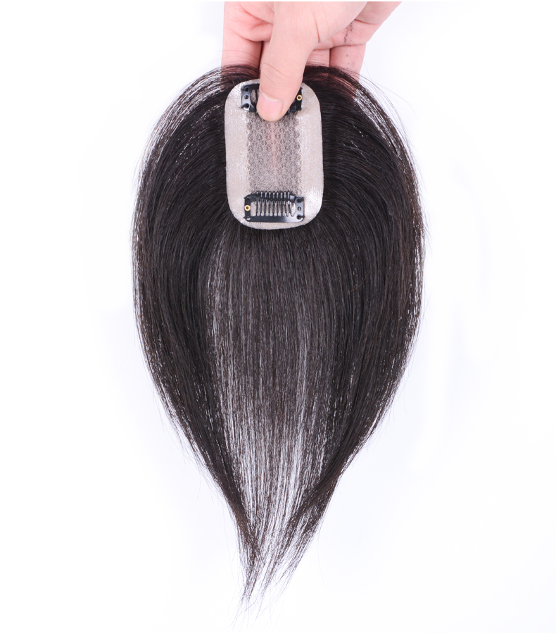 你那么美假发 发顶遮白发隐形无痕补发块假发头顶真发刘海补发片轻薄