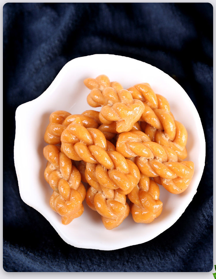 手工小麻花零食袋装小包装香酥椒盐蜂蜜味麻花一斤黑糖味100包亏本