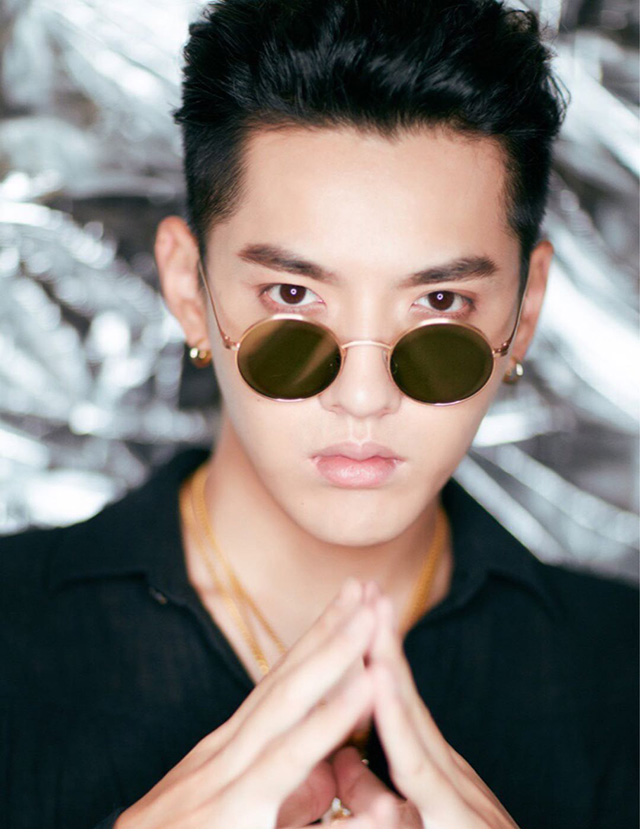 吴亦凡同款眼镜墨镜中国有嘻哈小圆形框眼睛结婚伴郎复古男女近视其他