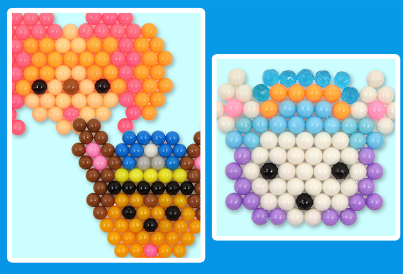 亿奇水雾神奇魔法珠汪汪队迪士尼公主diy手工制作女孩拼豆豆玩具nswg