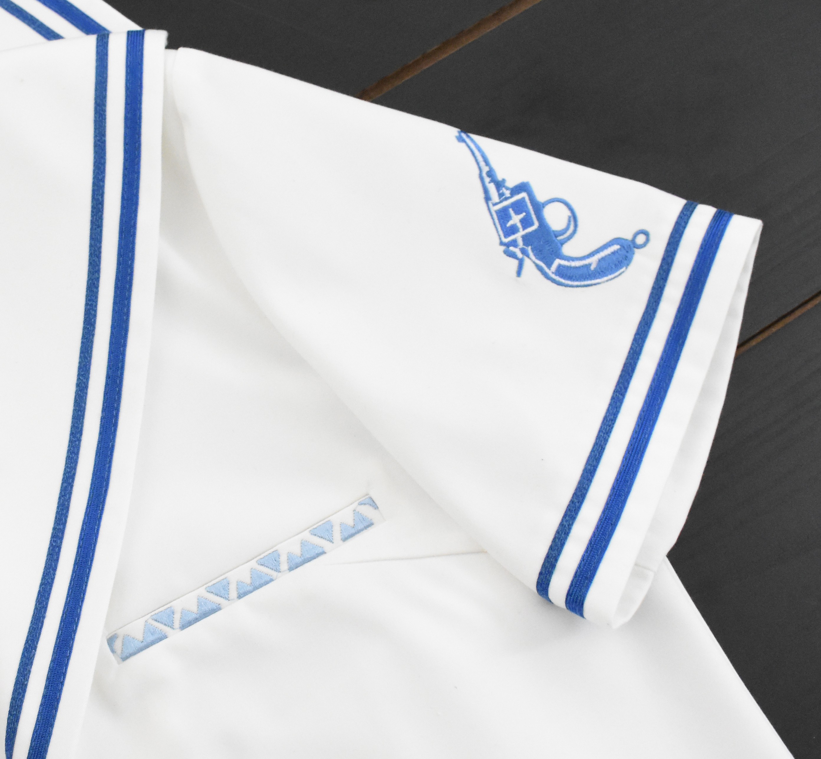 jk制服二本刺绣水手服双排扣上衣中间服yuansu女士套装