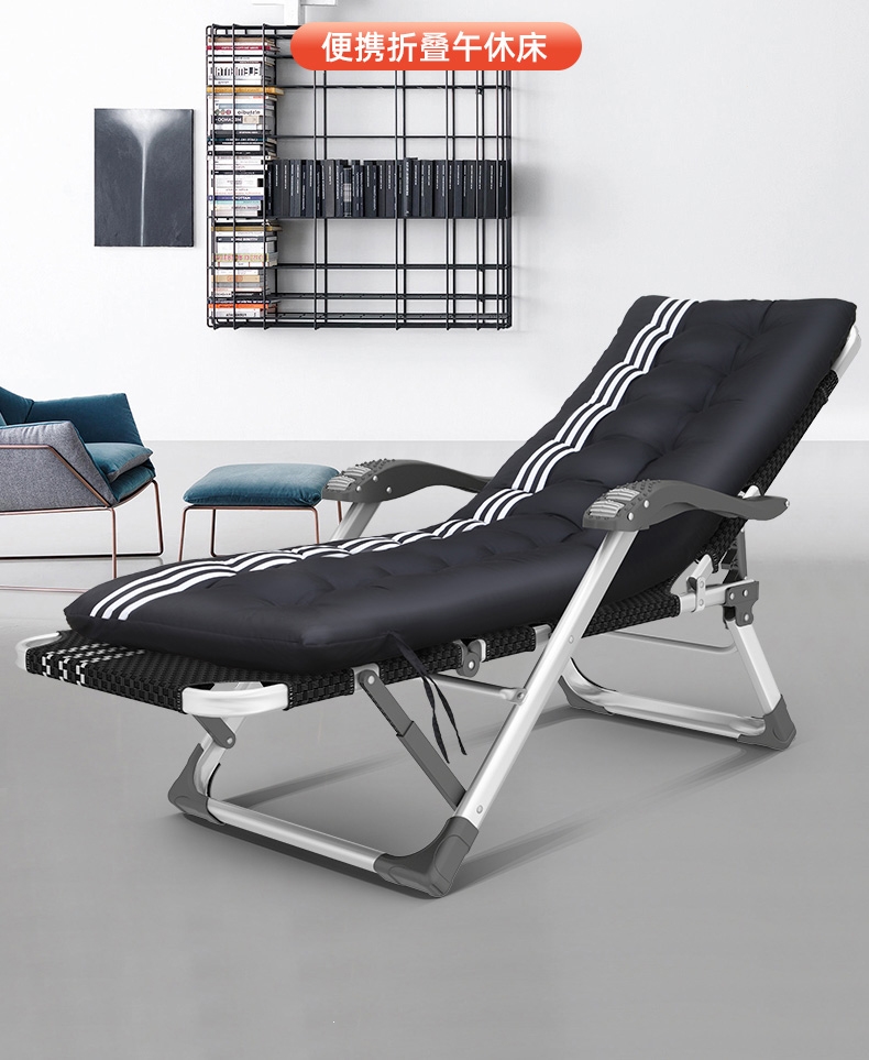 铝合金午睡折叠床椅简易便携闪电客陪护单人床家用办公室午休躺椅