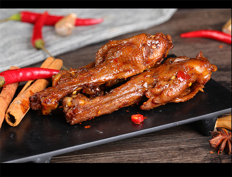 领卷300210鼠大厨香辣鸭翅108gx1袋麻辣卤味鸭腿货小吃零食熟食即食