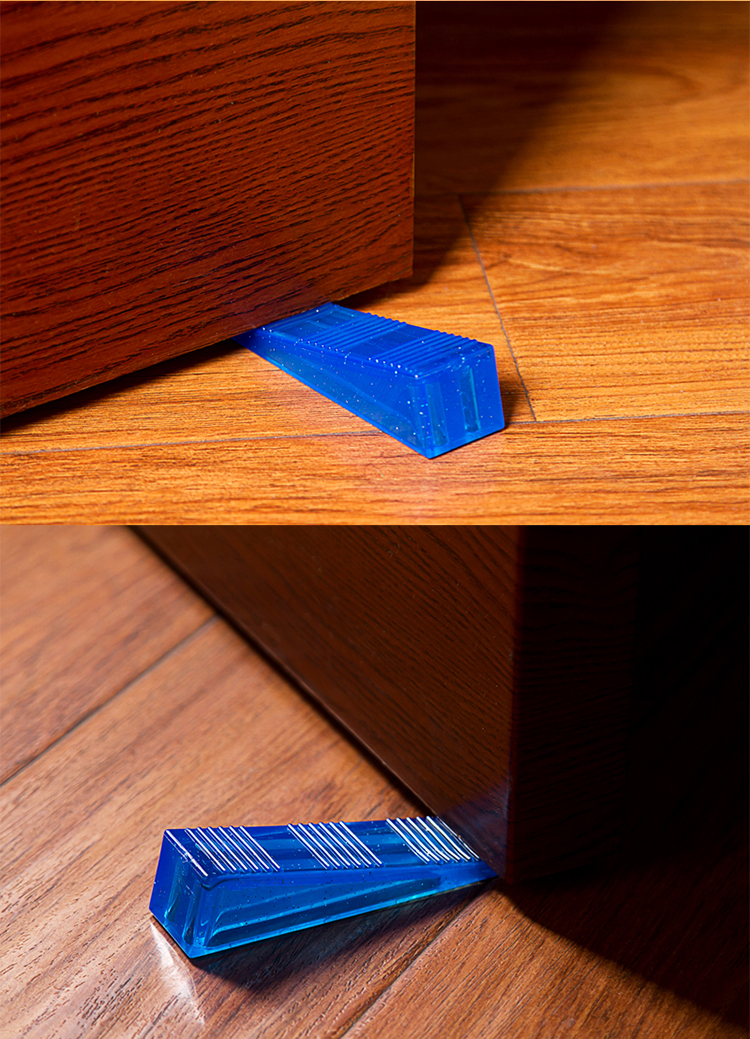 jing ping日本 透明门塞 安全门卡 门阻 防风门档 橡胶门顶 挡门塞门