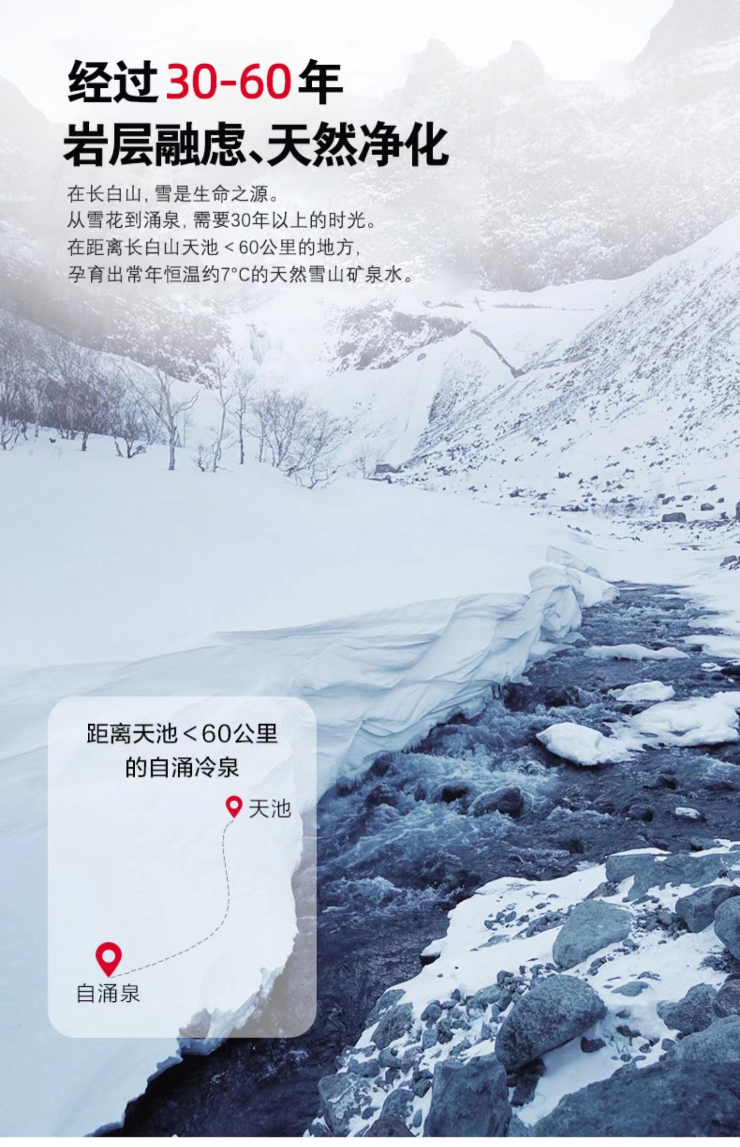 农夫山泉长白雪天然雪山矿泉水535ml24瓶整箱装取自自涌冷泉