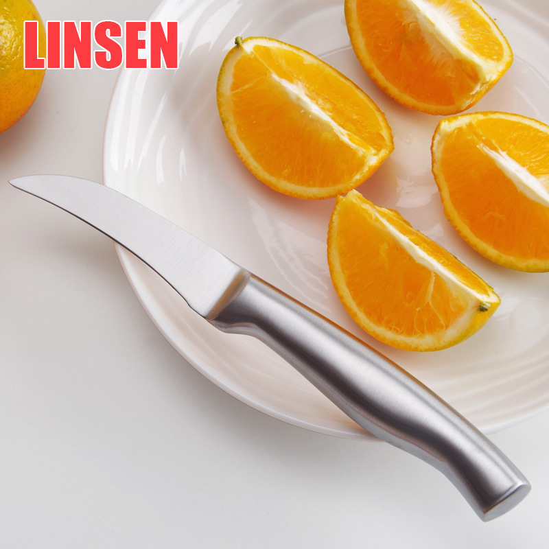 haoyangdao小水果刀弯刀不锈钢迷你家用多功能瓜果刀厨房削皮刀弯头