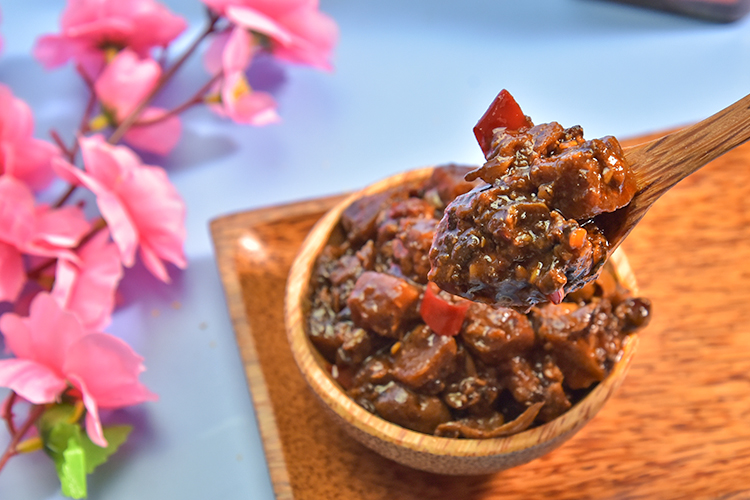 老友酱258gx2瓶 广西崇左龙州特产 南宁老友粉配料野珍调味酱酸笋指天