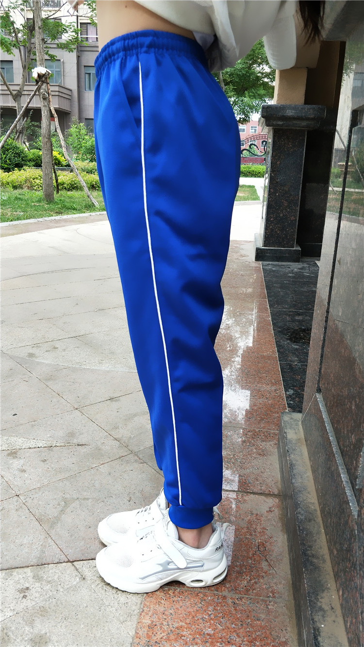 迪鲁奥(diluao)秋冬上新初高中校裤男女运动长裤一条杠校服裤子束脚