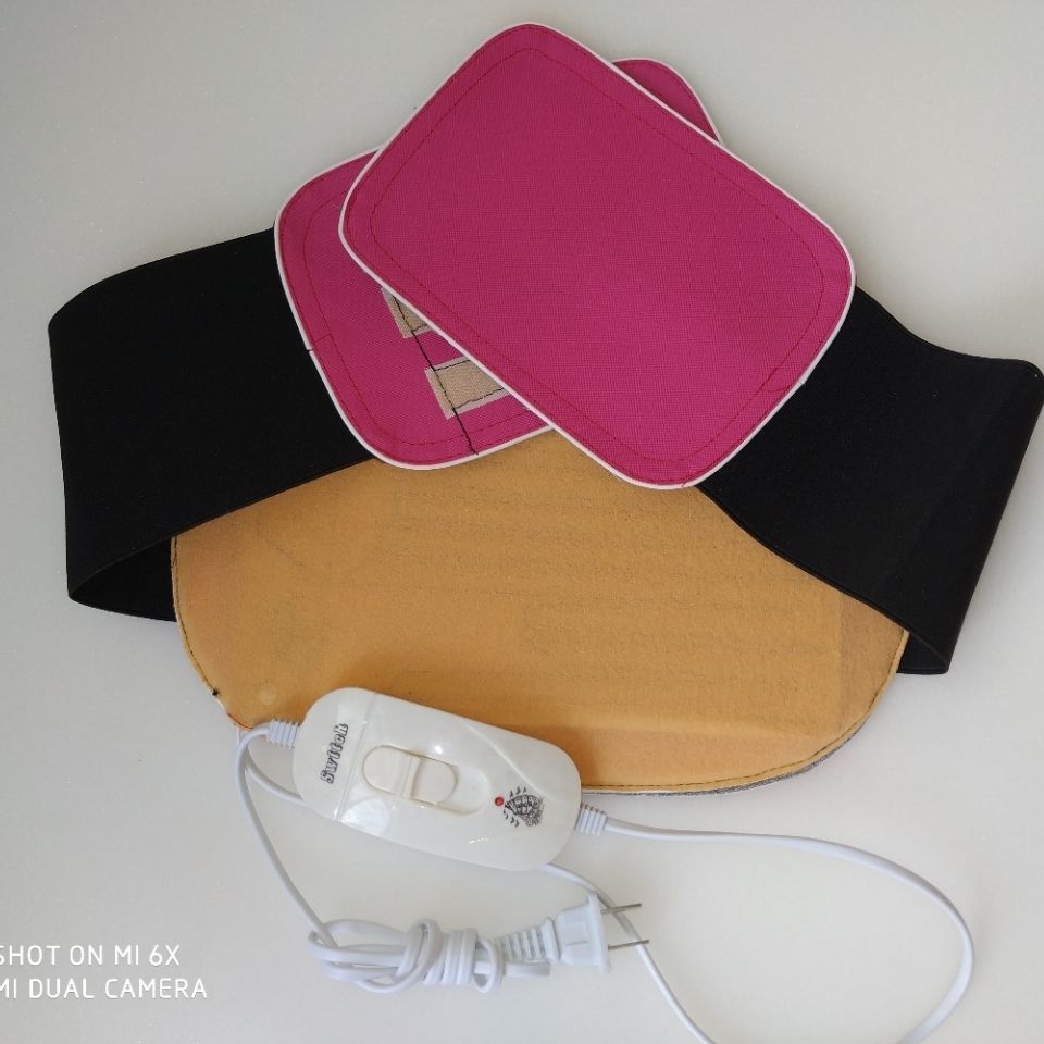 电热护腰保健电热宝护腰带插电加热暖腰带保暖发热腰围暖腰包颜色随机