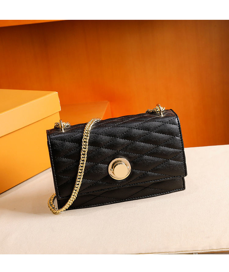 香港代购真皮小ck女包百搭彩虹包今年流行菱格链条单肩斜挎包彩虹包