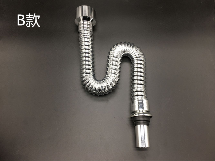 定做卫生间小便器配件挂便器下水管小便斗尿池尿斗防臭连接s弯管4yb款